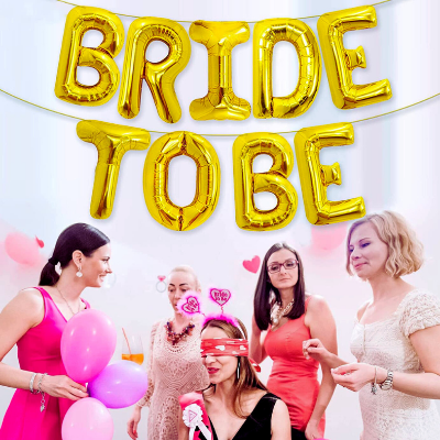 Bride To Be Foil Banner – Perfect for Engagement, Bachelorette & Wedding Party Decoration (Pack of 1 Pc)