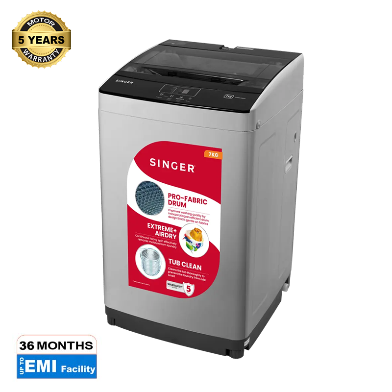 Picture of Singer 7 KG Top Load Washing Machine (S100ATL70ISMJS1)