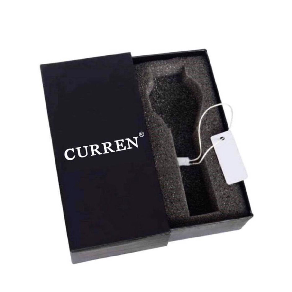 Picture of Curren 8106-Stainless Steel Analog Clock for Men-Black