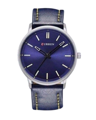 Picture of CURREN C8233L Blue Artificial Leather Analog Watch for Men - Royal Blue