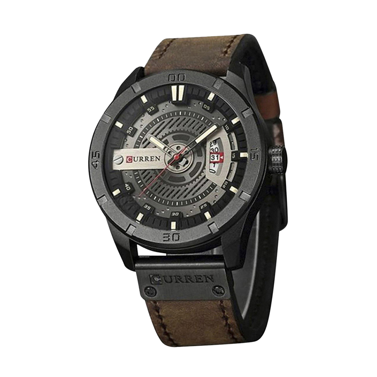 Picture of Curren 8301 - Chocolate Leather Analog Watch for Men