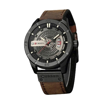 Picture of Curren 8301 - Chocolate Leather Analog Watch for Men
