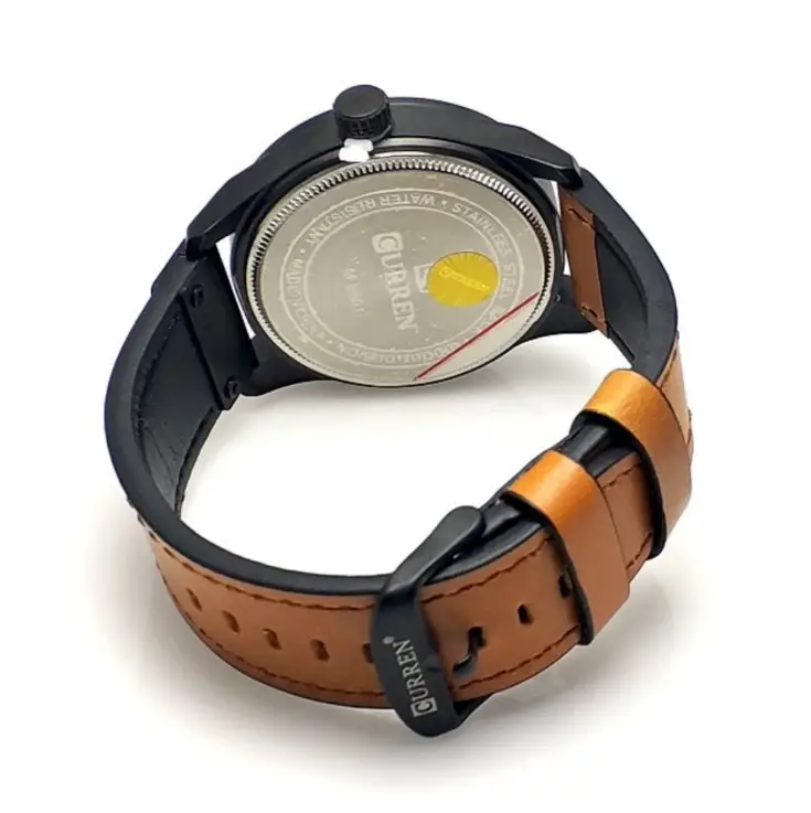 Picture of Curren 8301L - Brown Leather Analog Watch for Men
