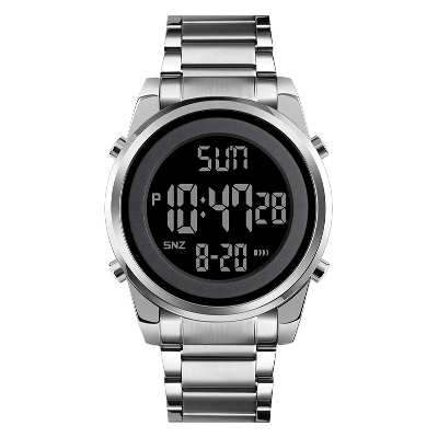Picture of SKMEI 1611 Silver Stainless Steel Digital Watch For Unisex - Silver