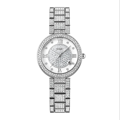 Picture of SKMEI SK1739L Silver Stainless Steel Analog Watch For Women - Silver