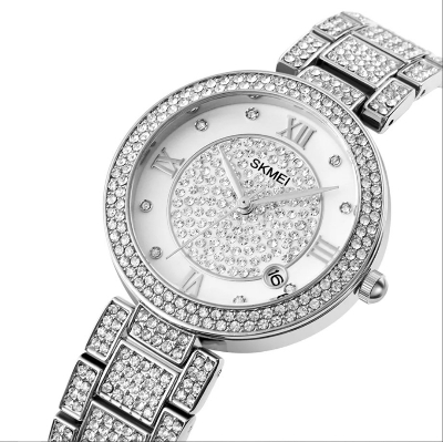 Picture of SKMEI SK1739L Silver Stainless Steel Analog Watch For Women - Silver