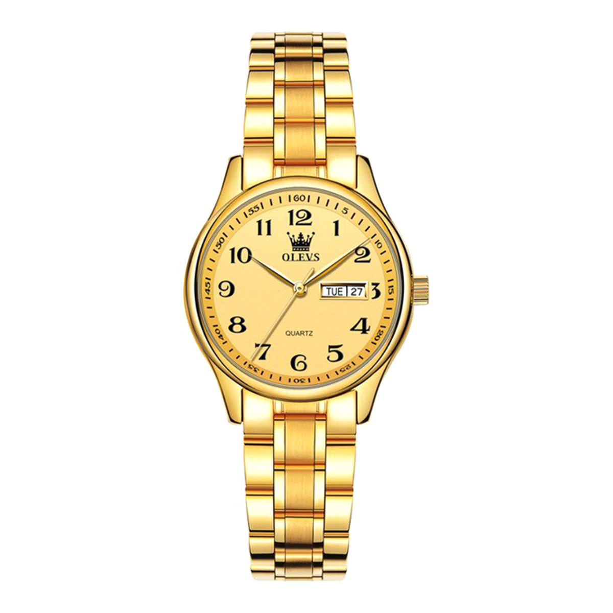 Picture of OLEVS 5567 Golden Stainless Steel Analog Watch For Women - Golden