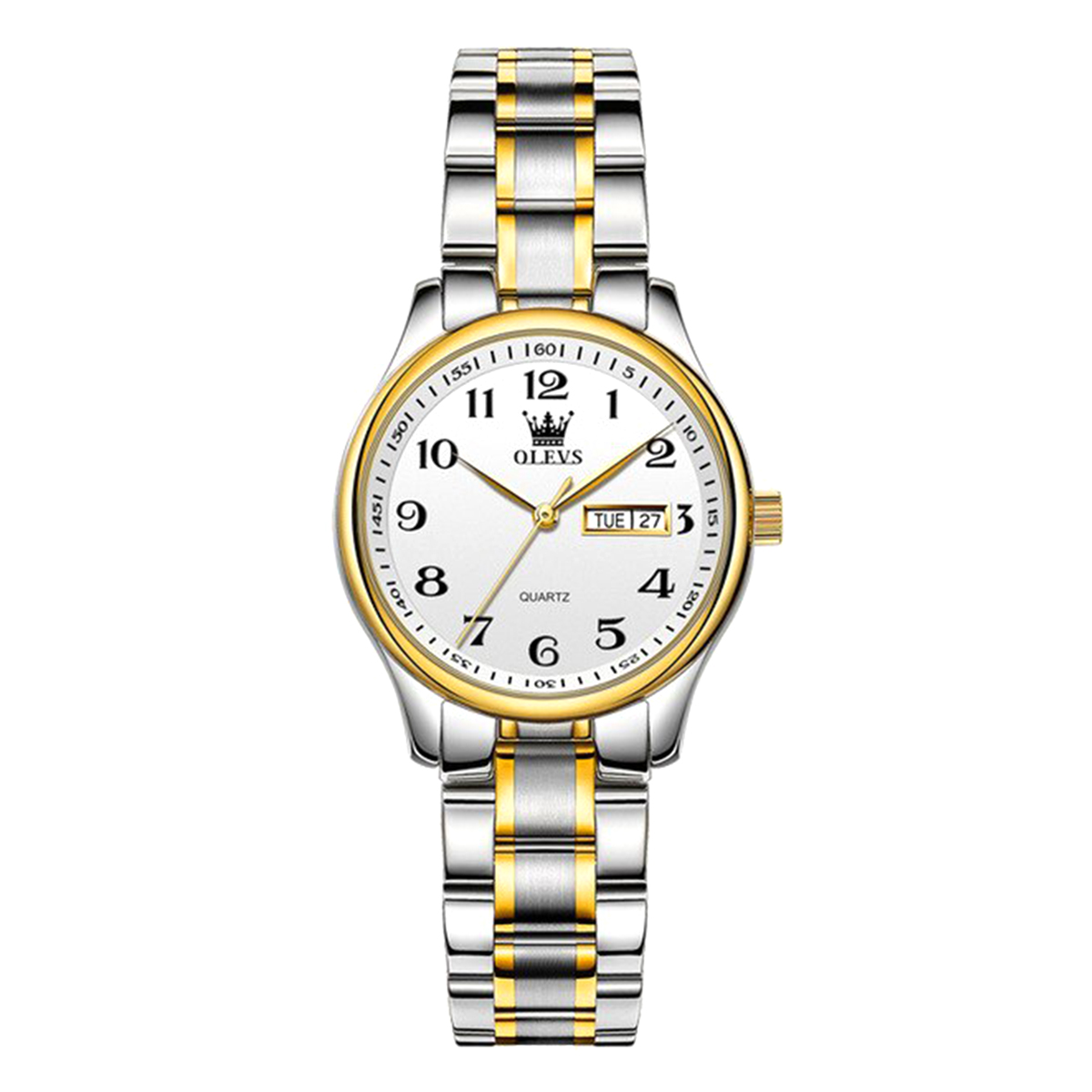 Picture of OLEVS 5567 Silver And Golden Two-tone Stainless Steel Analog Watch For Women - Golden & Silver