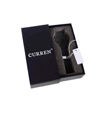 Picture of CURREN 8439 Silver Stainless Steel Analog Watch For Men - White & Silver