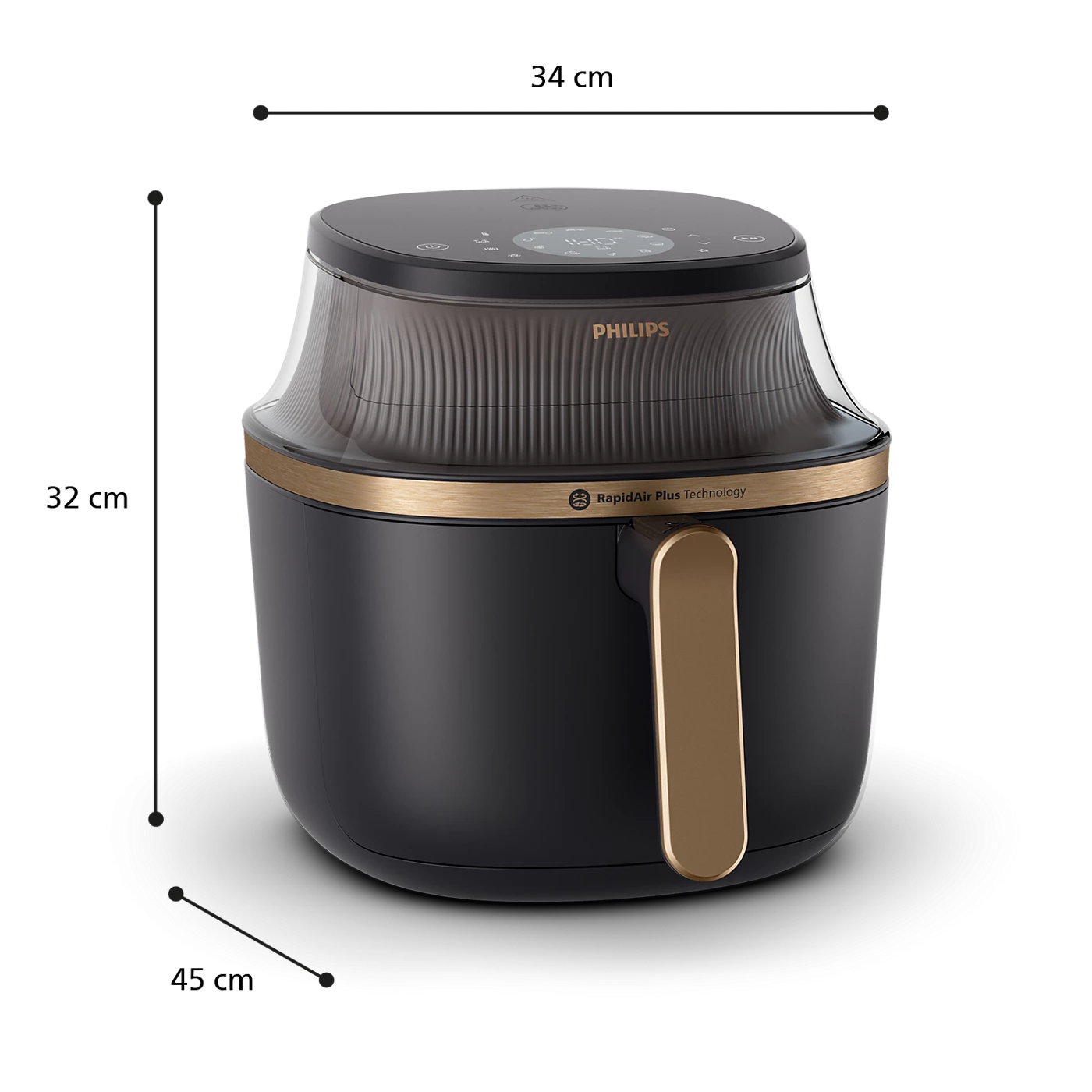 Picture of PHILIPS Airfryer 7.2L, 16 Cooking Functions in 1, Time and Energy Saving (NA342)