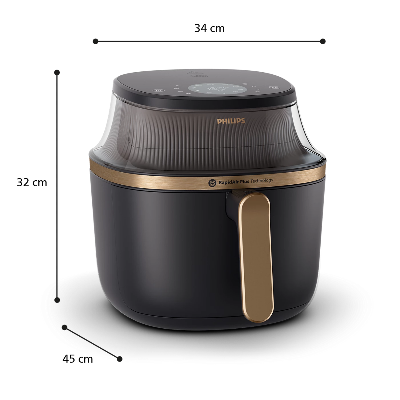 Picture of PHILIPS Airfryer 7.2L, 16 Cooking Functions in 1, Time and Energy Saving (NA342)