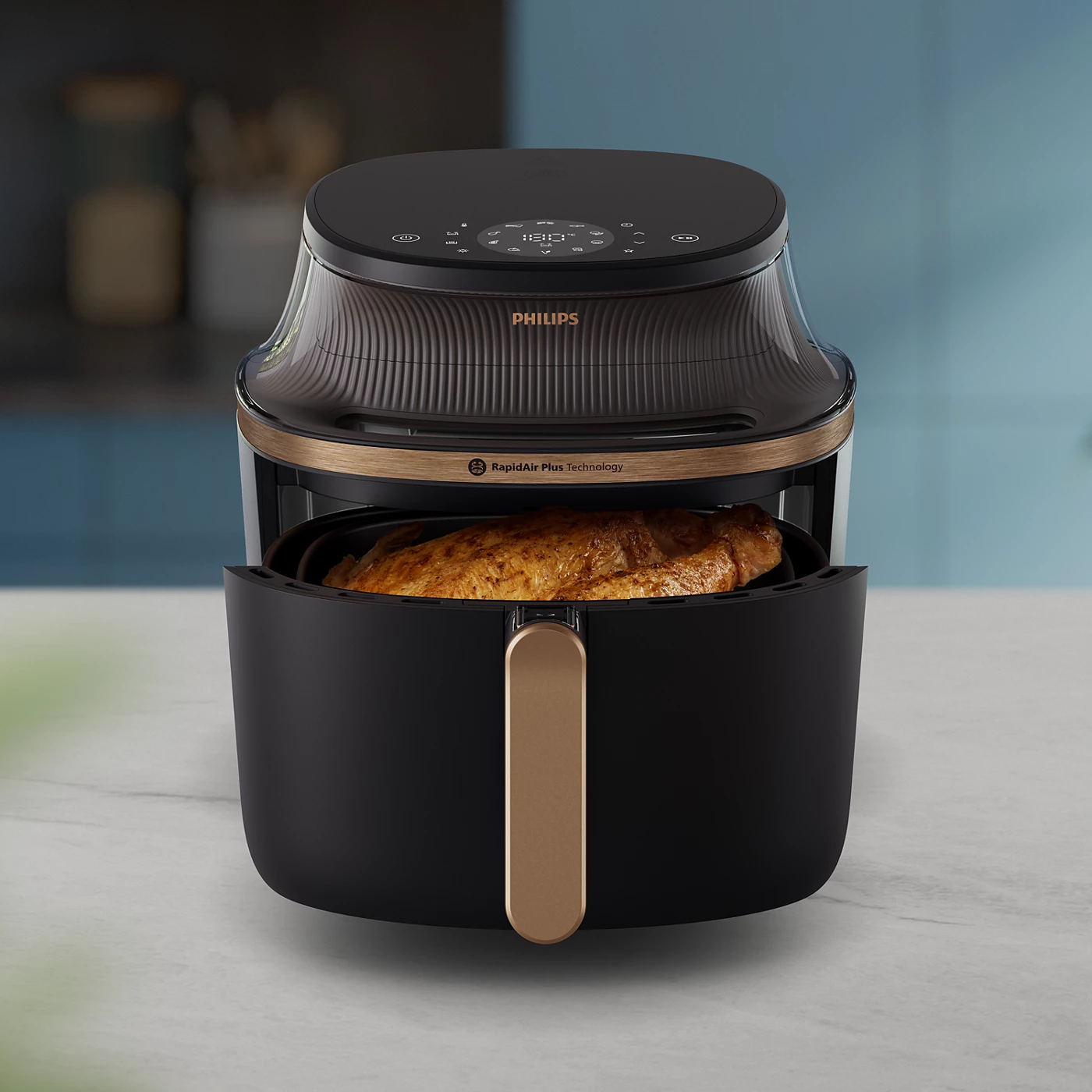 Picture of PHILIPS Airfryer 7.2L, 16 Cooking Functions in 1, Time and Energy Saving (NA342)