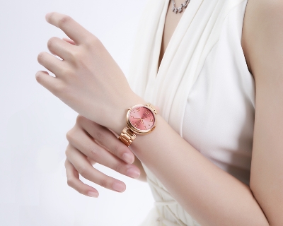 Picture of NAVIFORCE NF5030 Original New Stainless Steel Analog Sparkling Women Elegance Quartz Watch