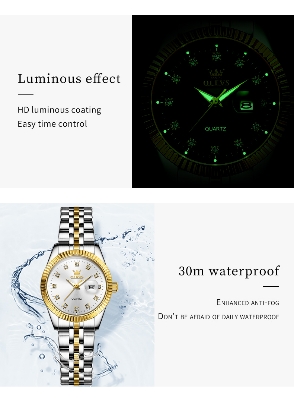 Picture of OLEVS 5520 Stainless Steel Analog Luxury Wrist Watch For Women