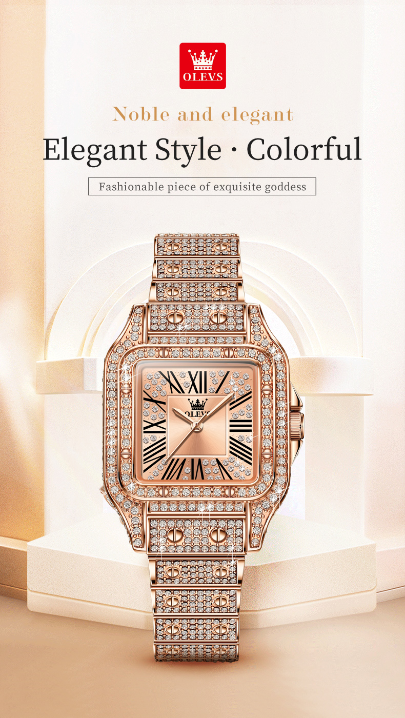 Picture of OLEVS 9939 Luxury Casual Fashion Stainless Steel Analog Wrist Watch For Women