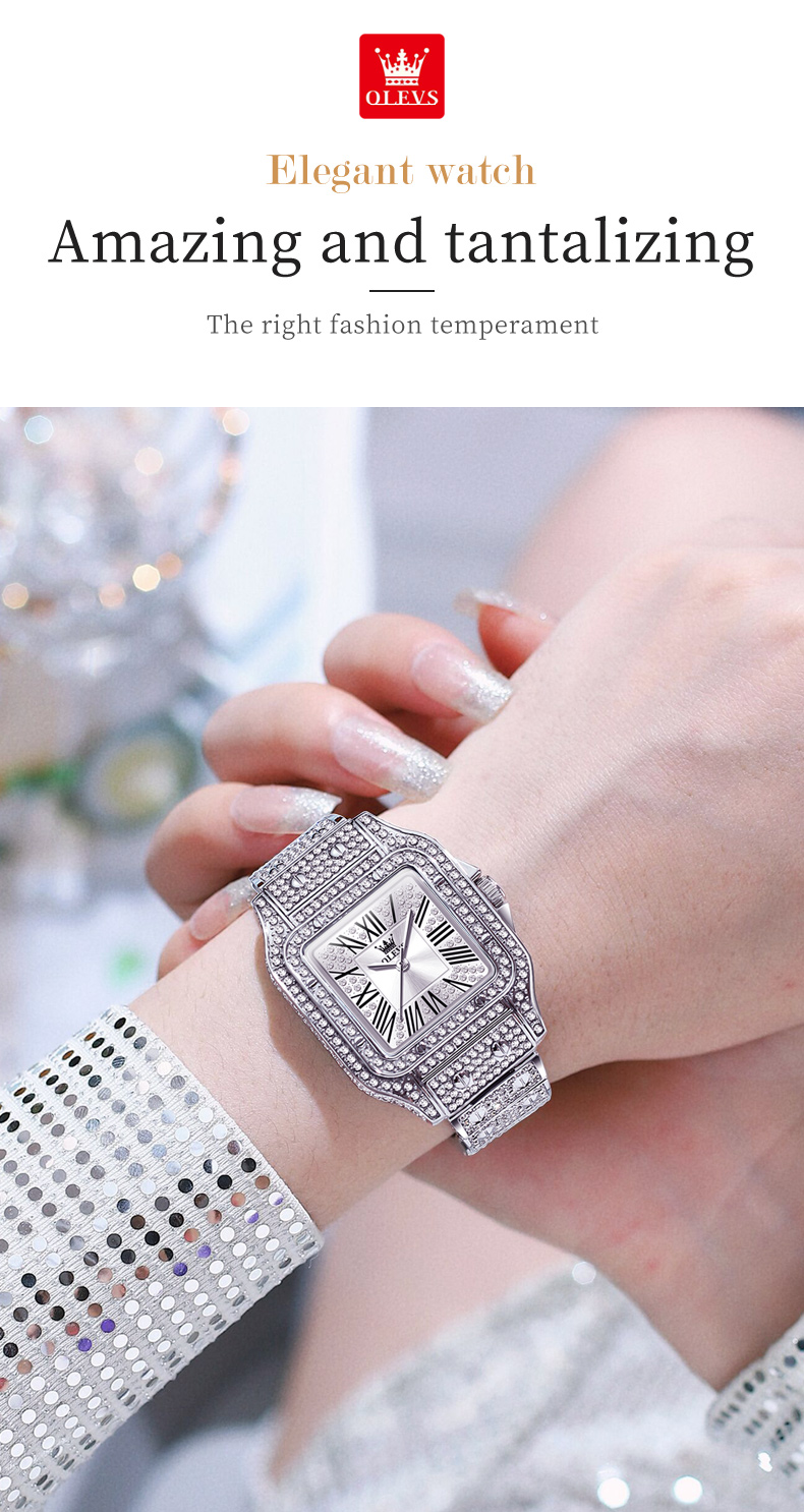Picture of OLEVS 9939 Luxury Casual Fashion Stainless Steel Analog Wrist Watch For Women
