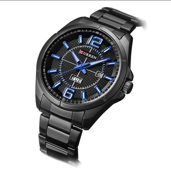 Picture of CURREN 8271 Stainless Steel Casual Watch for Men-Black & Blue
