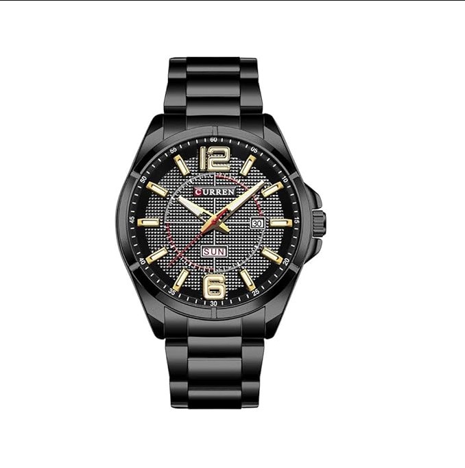 Picture of CURREN 8271 Stainless Steel Casual Watch for Men-Black & Golden