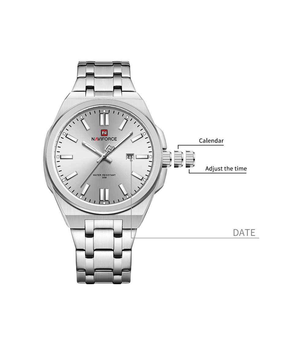 Picture of NAVIFORCE NF9226 Men’s Watch Simple Fashion Business Large Dial Luminous Waterproof High-quality Quartz Watch