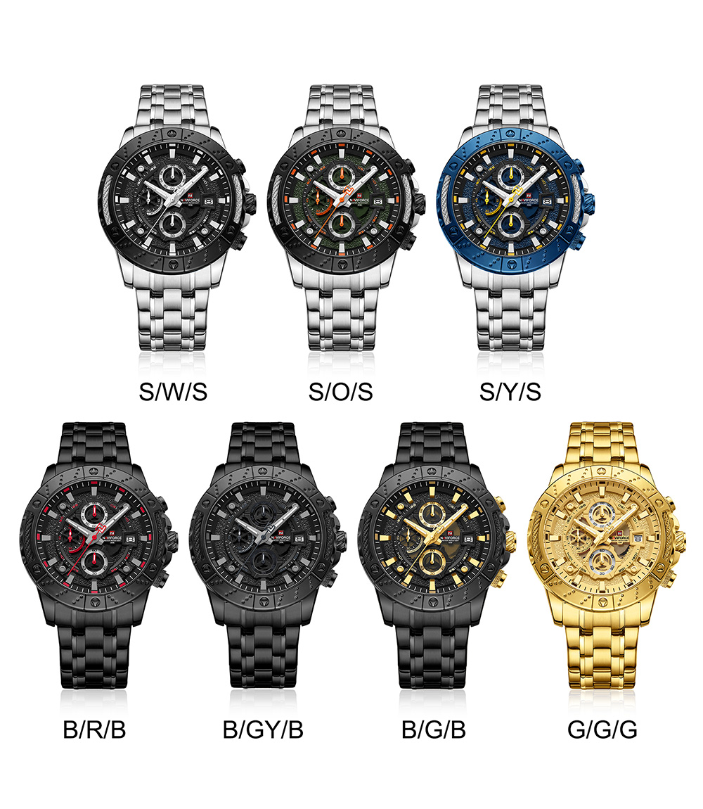 Picture of NAVIFORCE NF9227 Hollow Mechanical Style Men’s Watch Trendy Fashion Waterproof Sports Luminous Wristwatch