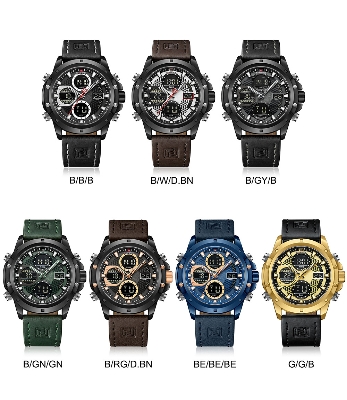 Picture of NAVIFORCE NF9225 Fashion Boutique High-Quality Men’s Multi-Function Genuine Leather Watch