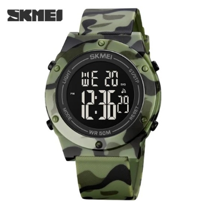 Picture of Skmei 1772 Military Outdoor Black Digital Waterproof Men’s Watch - Green