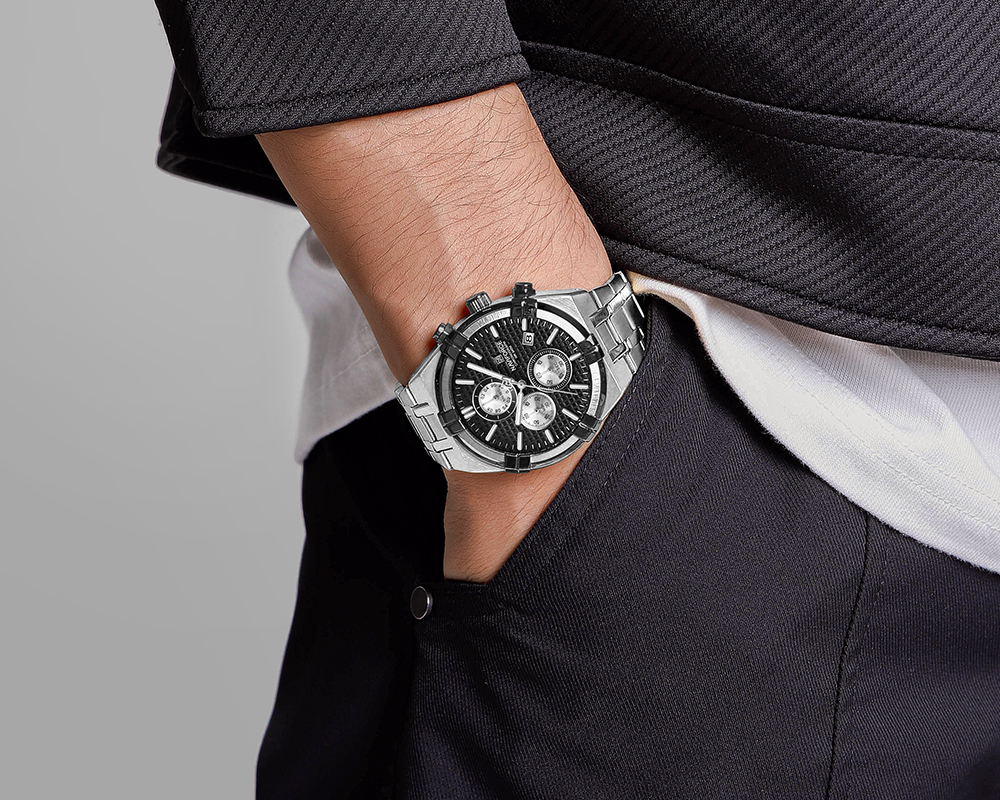 Picture of NAVIFORCE NF8042 Multi-function Chronograph Watch Fashion Waterproof Luxury Gift Luminous Men’s Watch