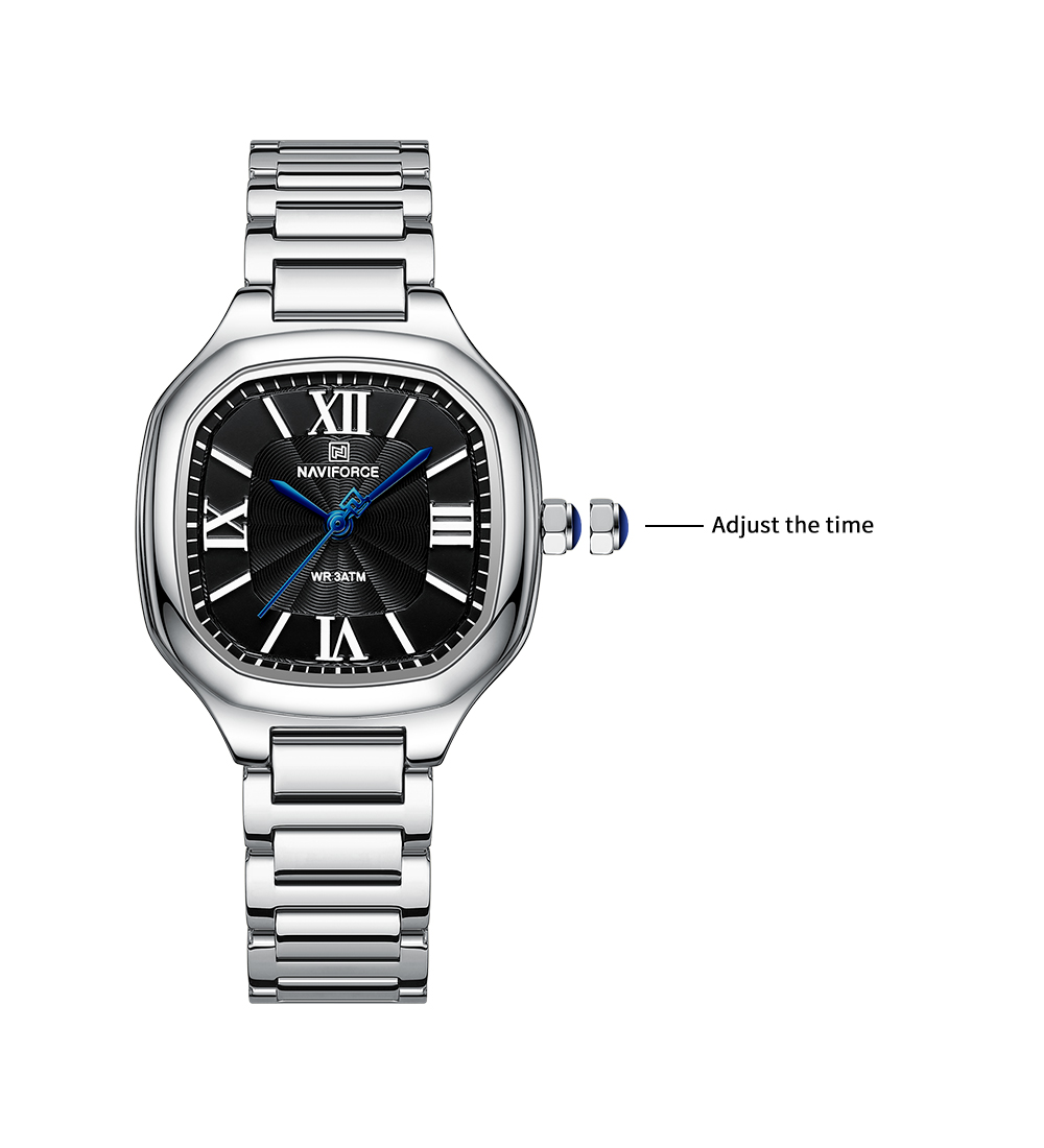 Picture of NAVIFORCE NF5042 Elegant Commuter Ladies’ Waterproof Stainless Steel Watch with Gift for Girls Quartz Wrist Watch