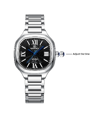 Picture of NAVIFORCE NF5042 Elegant Commuter Ladies’ Waterproof Stainless Steel Watch with Gift for Girls Quartz Wrist Watch