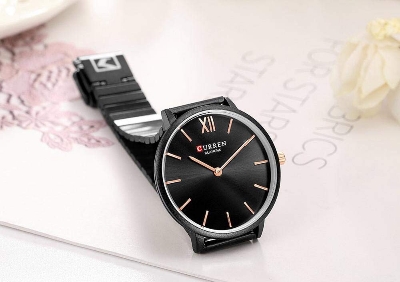 Picture of CURREN 9040F Stainless Steel Analog Watch for Women – Black