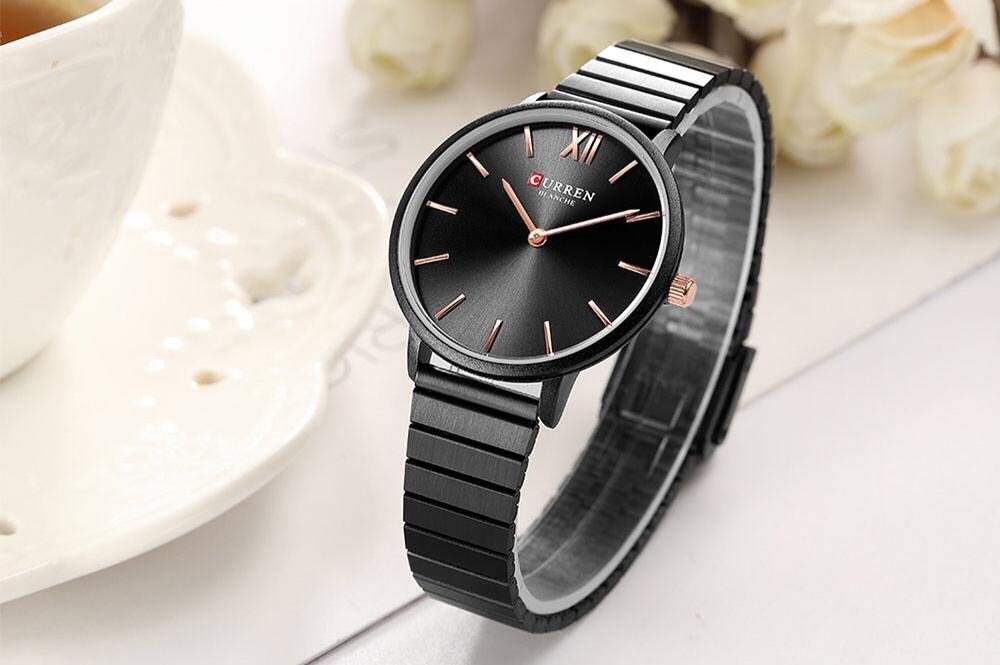 Picture of CURREN 9040F Stainless Steel Analog Watch for Women – Black