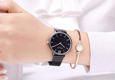 Picture of CURREN 9040F Stainless Steel Analog Watch for Women – Black