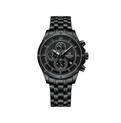 Picture of Naviforce NF8046S Stainless Steel Chronograph Watch For Men’s - Black & Grey