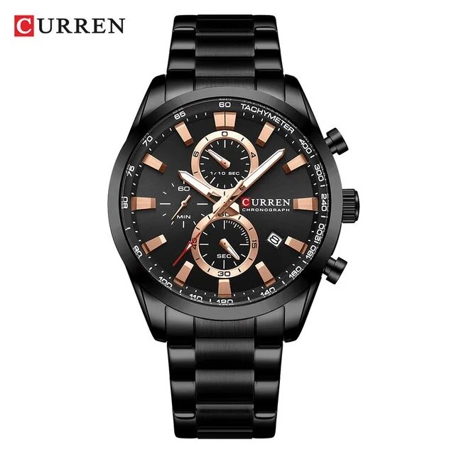 Picture of Curren C8445S Quartz Stainless Steel Men’s Watch –Black