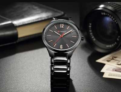 Picture of CURREN C8280G Stainless Steel Analog Wtach For Men - Black