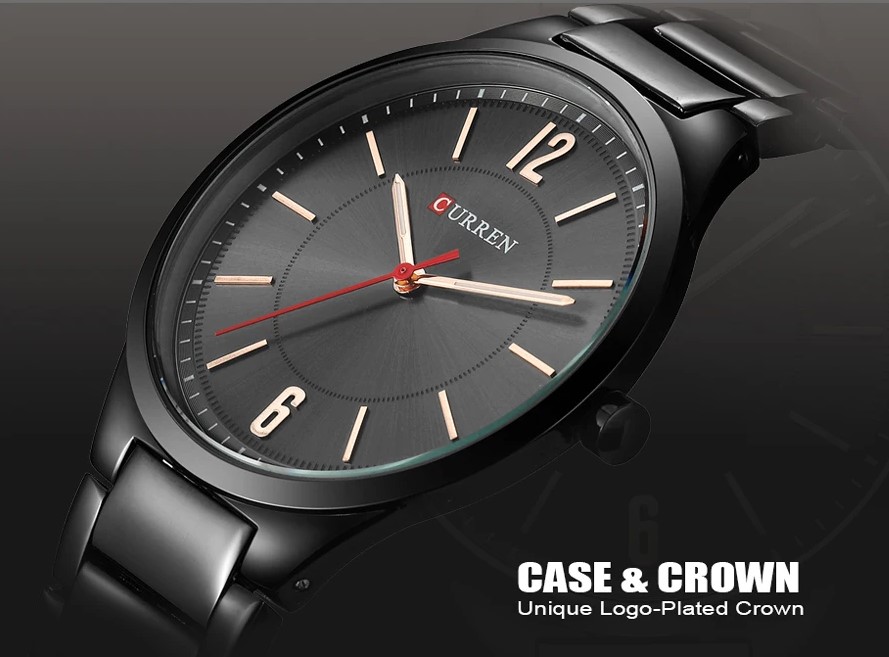 Picture of CURREN C8280G Stainless Steel Analog Wtach For Men - Black