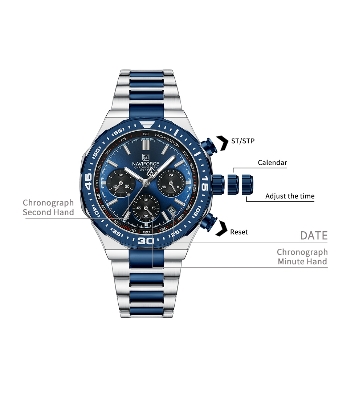 Picture of NAVIFORCE NF8049S Men’s Trendy Watches with Multifunctional Dial Luminous Waterproof High-Quality Quartz Watch