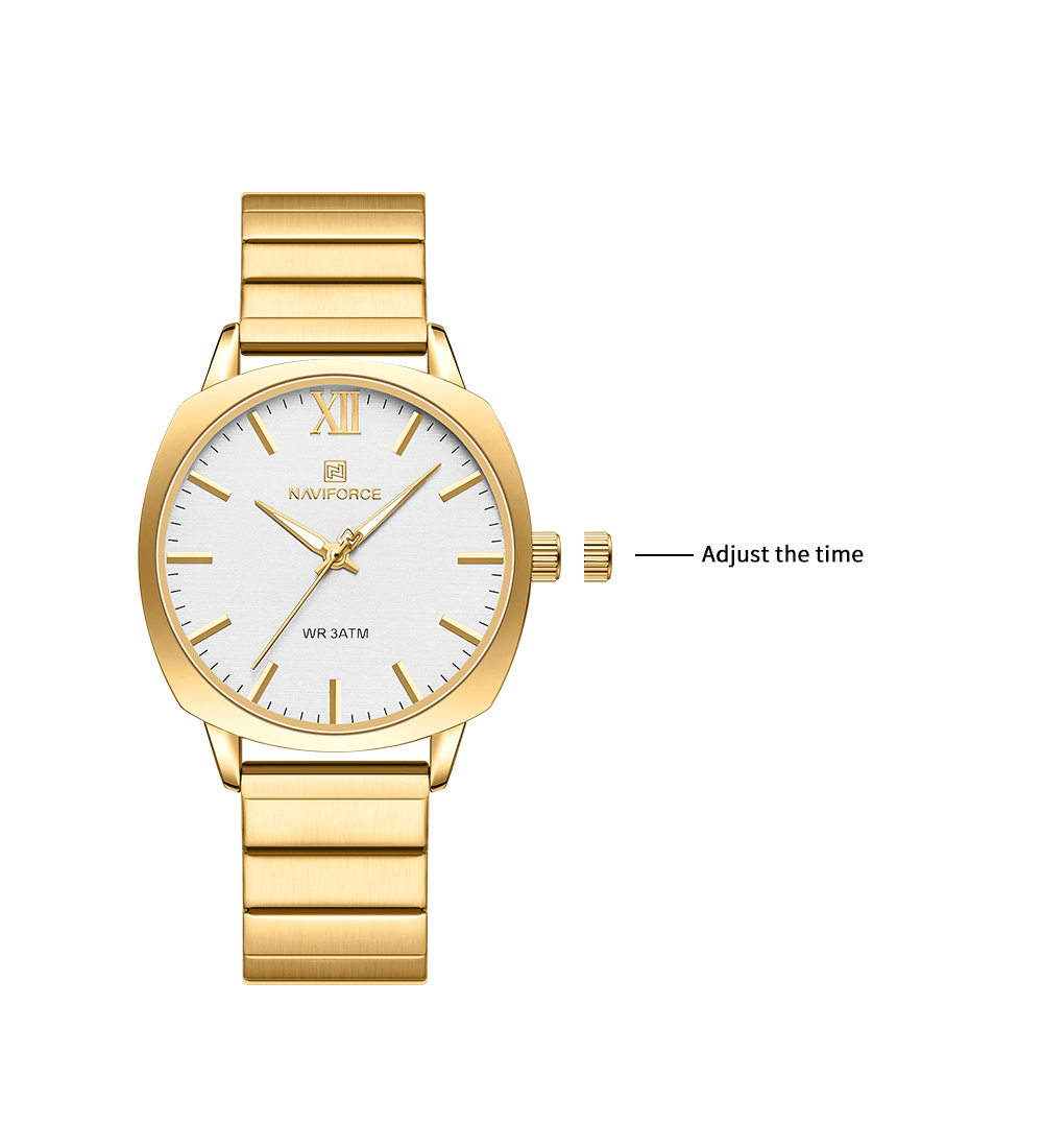 Picture of NAVIFORCE NF5044 Simple Square Women’s Watch Waterproof Luminous Casual Quartz Watch