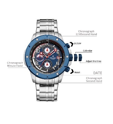 Picture of NAVIFORCE NF8056 Stylish and Trendy Men’s Watch Waterproof Luminous Multi-Functional Quartz Watch for Men