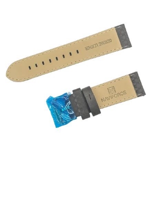 Picture of NAVIFORCE PU Artificial Leather Belt Strap Only 24 cm For NF9117 - Coffee