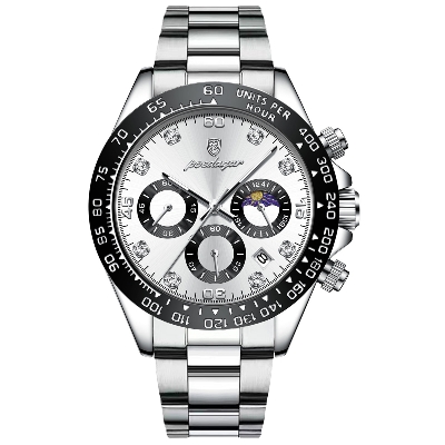 Picture of Poedagar PO629M Stainless Steel Chronograph Wrist Watch For Men
