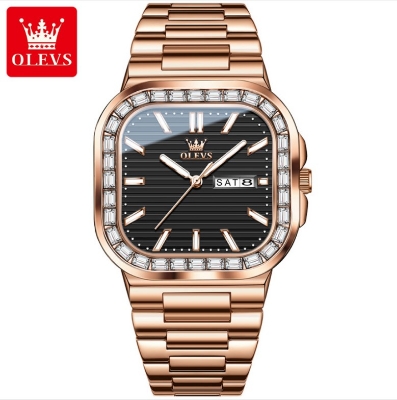Picture of Olevs 9966M Stainless Steel Analog Wrist Watch For Men