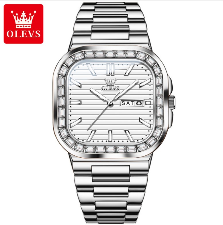 Picture of Olevs 9966M Stainless Steel Analog Wrist Watch For Men