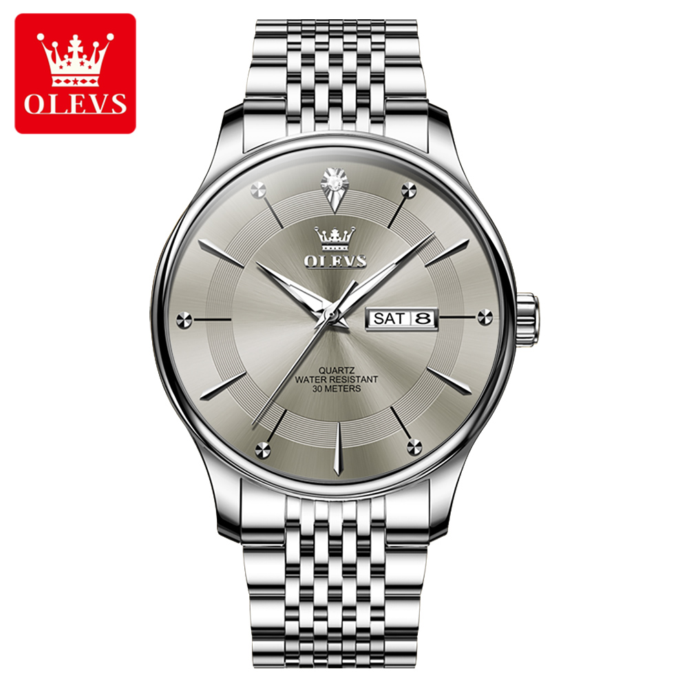 Picture of Olevs 9908M Stainless Steel Analog Wrist Watch For Men