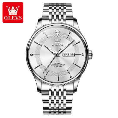 Picture of Olevs 9908M Stainless Steel Analog Wrist Watch For Men