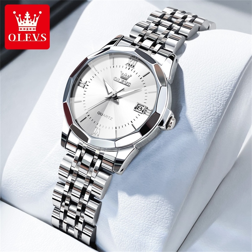 Picture of Olevs 9989L Stainless Steel Analog Wrist Watch For Women