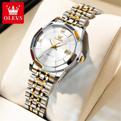 Picture of Olevs 9989L Stainless Steel Analog Wrist Watch For Women