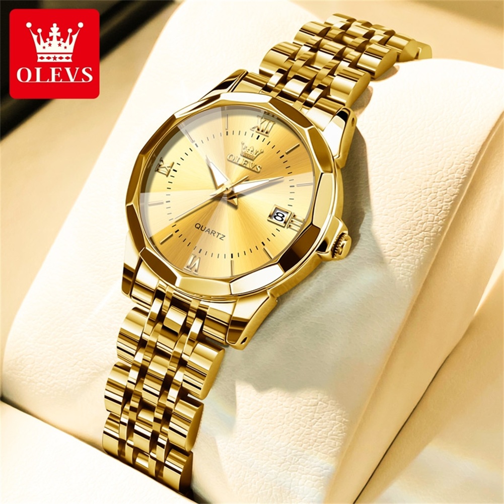 Picture of Olevs 9989L Stainless Steel Analog Wrist Watch For Women