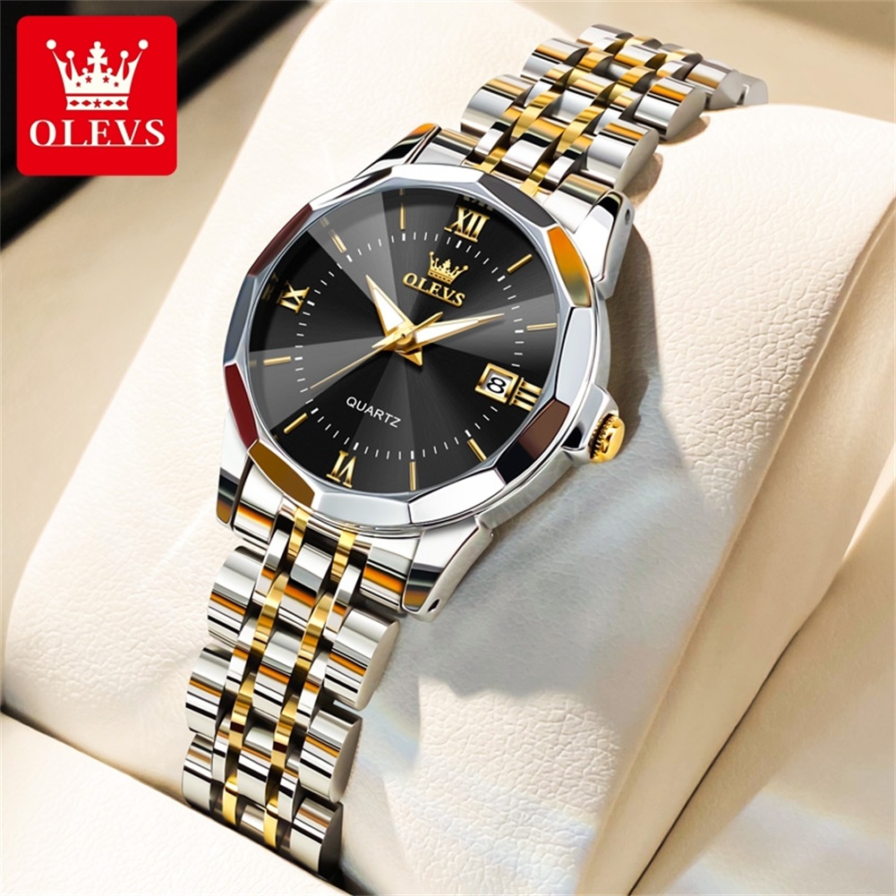 Picture of Olevs 9989L Stainless Steel Analog Wrist Watch For Women