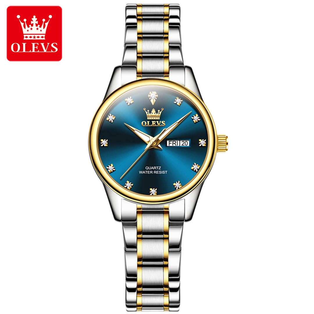 Picture of Olevs 3612L Stainless Steel Analog Wrist Watch For Women
